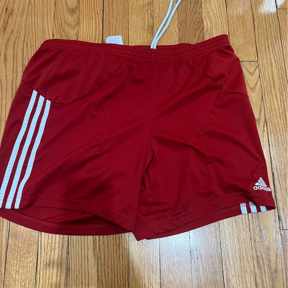 Red Women’s Adidas Shorts - Picture 1 of 3